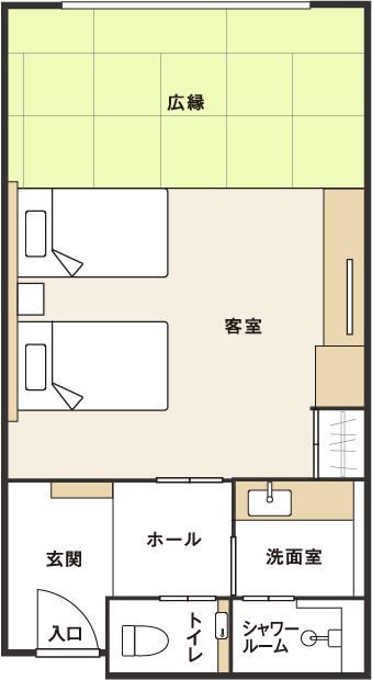 本館 北の風 見取り図